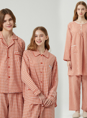 韩国HelloKitty东大门代购男女情侣睡衣女秋纯棉长袖裤家居服套装