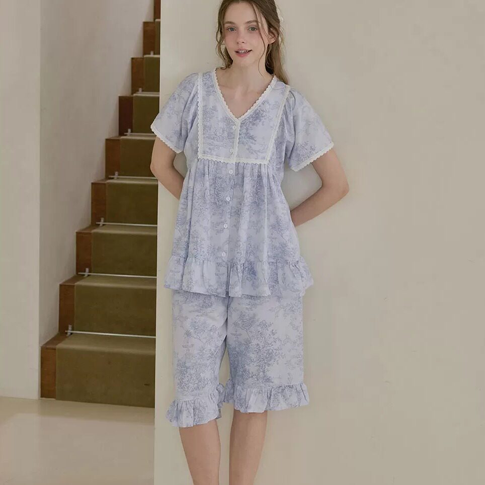 LUNALUZ天丝夏季女睡衣套装