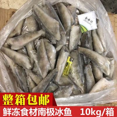 利泰冰鱼冷冻20斤 整箱约90条 南极冰鱼条深海鱼 食堂专用小鱼