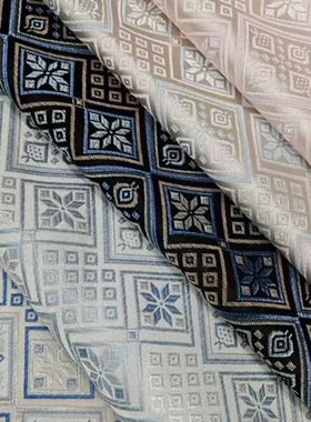 广西壮锦提花织锦图案纹样  包包 服装  饰品提花面料 柚子福田纹