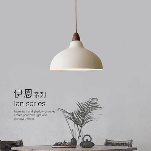 全光谱餐厅灯侘吊寂吊灯客厅餐桌灯日式108卧室头简床约艺术风吊