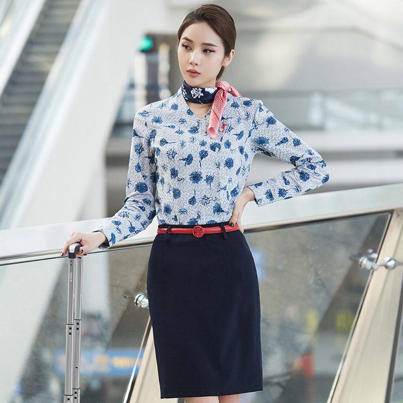 空姐制服职业套装高铁乘务员空乘艺考学生面试服装迎宾女夏装套裙在类目 女装/女士精品, 套装/学生校服/工作制服, 职业女裙套装中 - 来自Buy2taobao.com提供专业的淘宝代购服务