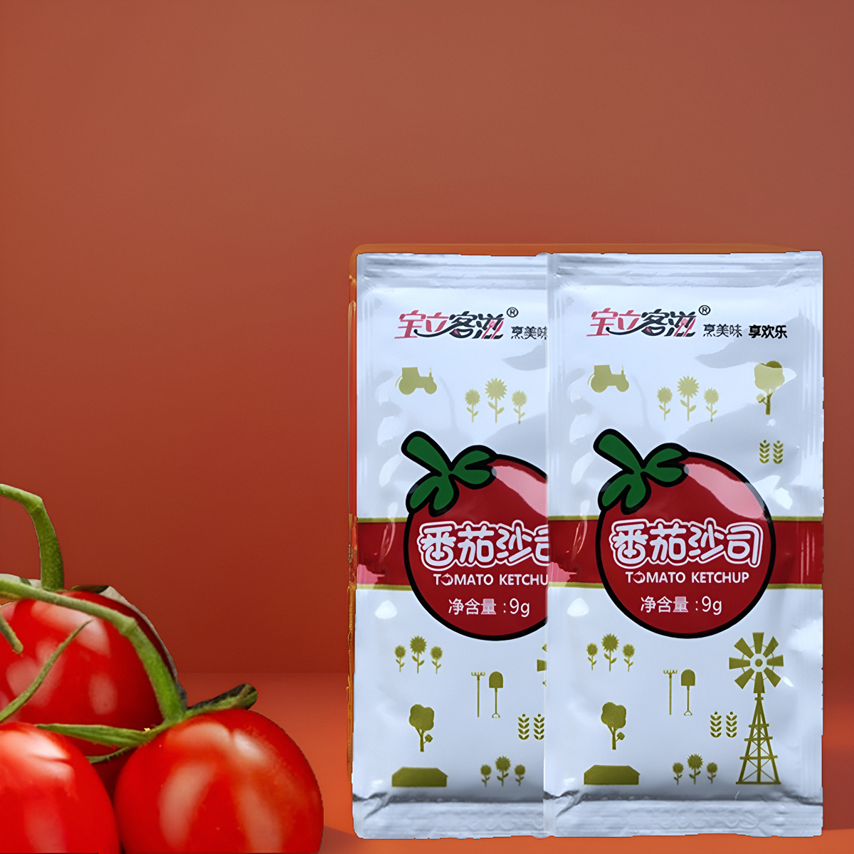 宝立番茄沙司50小包汉堡薯条