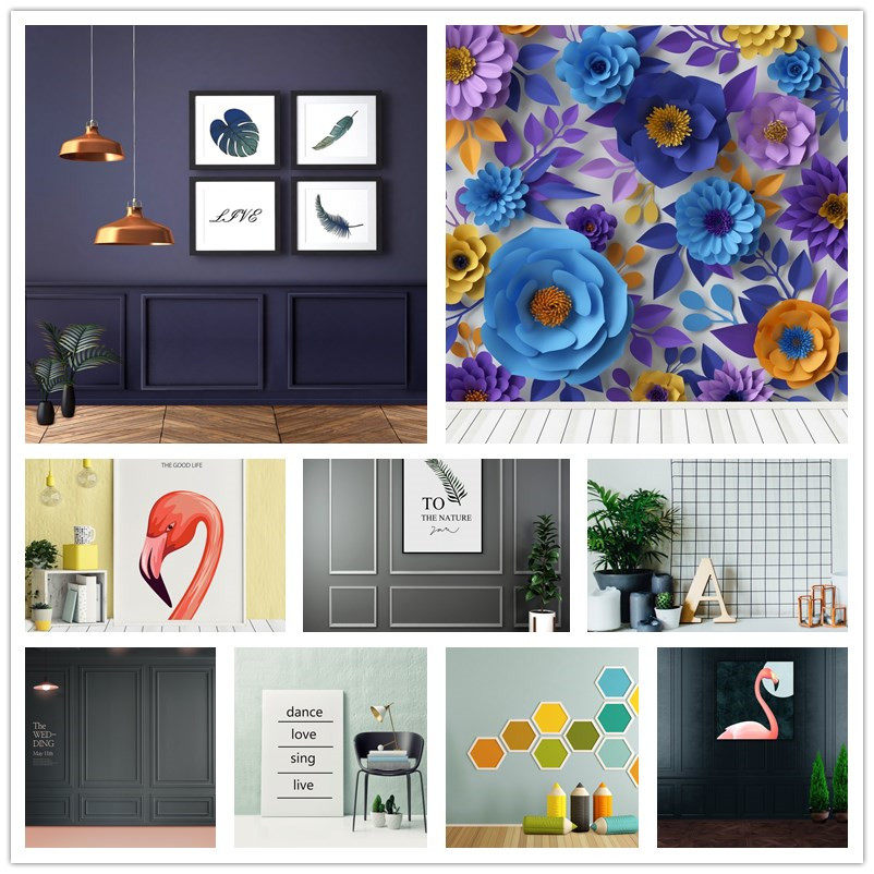 淘宝直播主播网红服装拍照背景布儿童摄影拍摄背景墙纸影楼简约风