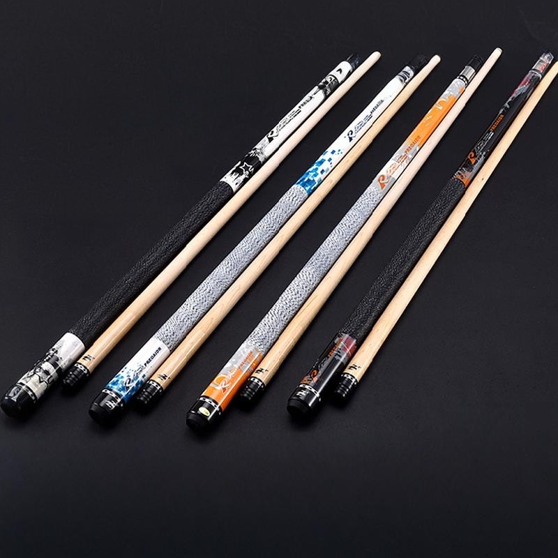 美洲豹台球杆中式黑8球杆九球杆大头球杆台球杆黑八桌球杆大头杆