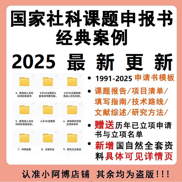 国家社科课题申报书经典案例 完整案例申报书 基金教育科学管理等