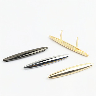 箱包五金配件服装五金辅料金属片一字封边扣鞋花鞋扣女鞋子配件