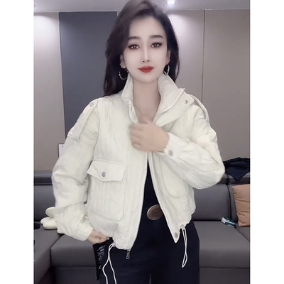 2025秋冬新款立领棉服女短款小个子加厚保暖面包服外套潮棉衣棉袄