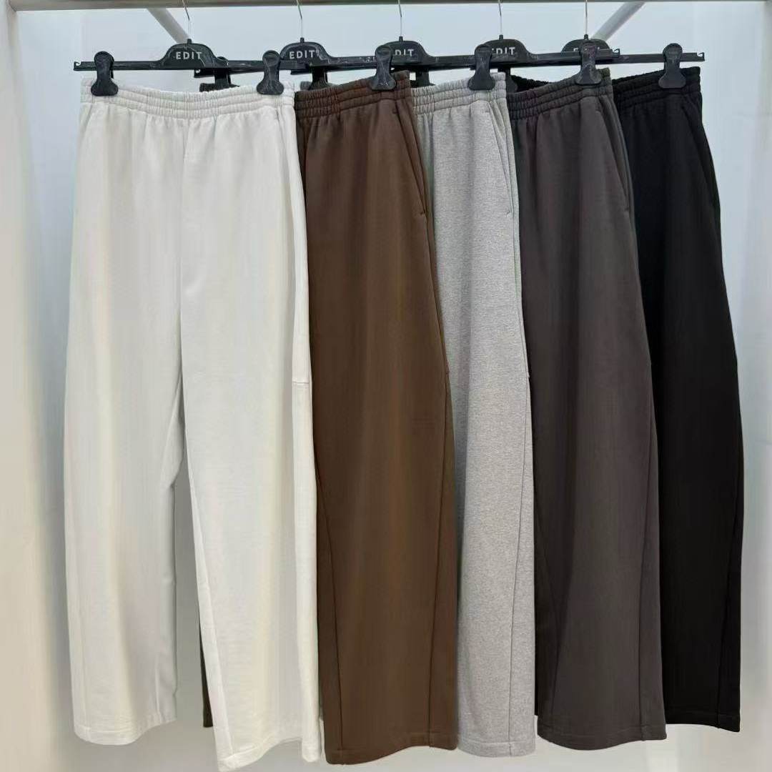 edit简约宽松显瘦运动口袋休闲裤