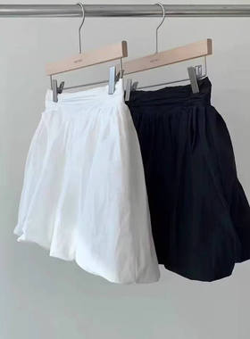 现~2025春夏新女芯宝韩国代购vegetable简约甜美防走光纯色半身裙
