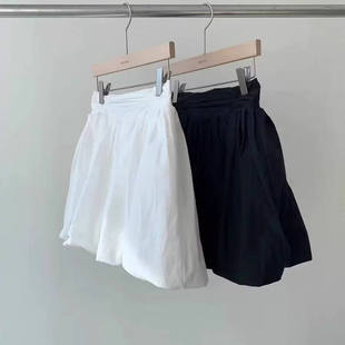 现~2025春夏新女芯宝韩国代购vegetable简约甜美防走光纯色半身裙