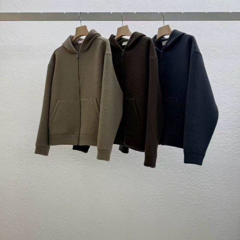 statement舒适羊毛混纺毛呢外套