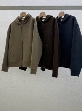 2025冬季新款女芯宝韩国代购statement舒适保暖羊毛混纺毛呢外套