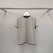 river百搭撞色拼接短袖 现 T恤 女芯宝韩国代购 water 2026春季 新款