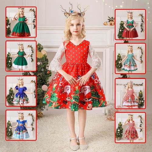 Children's Christmas dinner dress, evening dress圣诞晚宴礼服