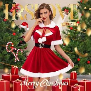 themed plush dress cloak主题连衣裙女 women Christmas