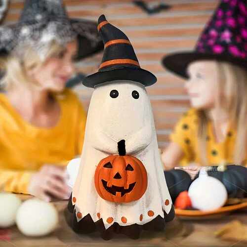Halloween 3D‑Printed Pumpkin Lamp 万圣节3D南瓜灯
