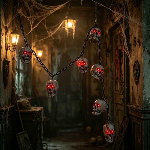 Halloween Skull Chain Ornament 万圣节骷髅挂串