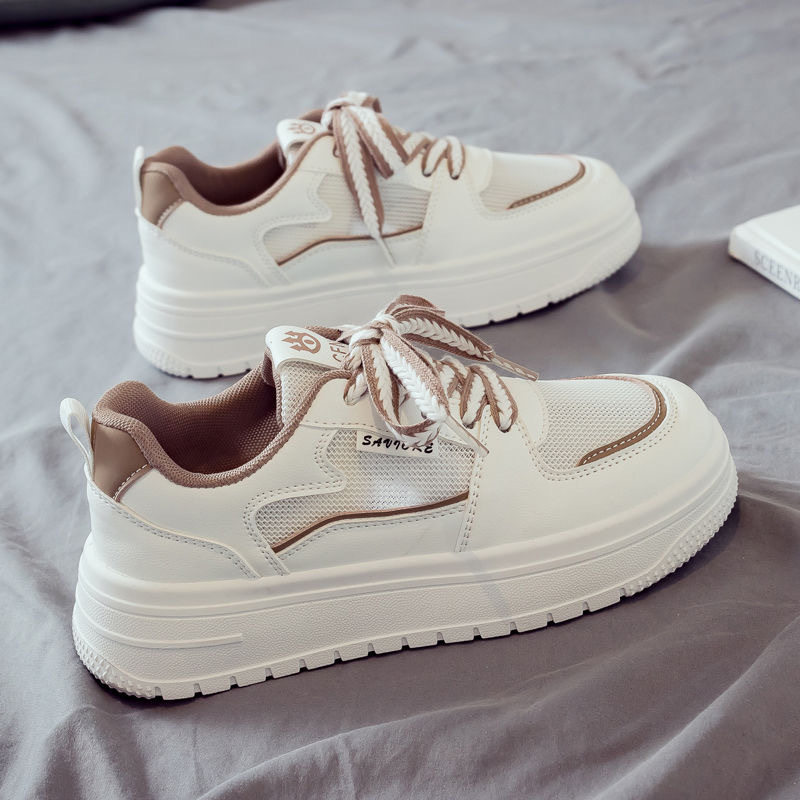breathable small white shoes for women白色帆布鞋女