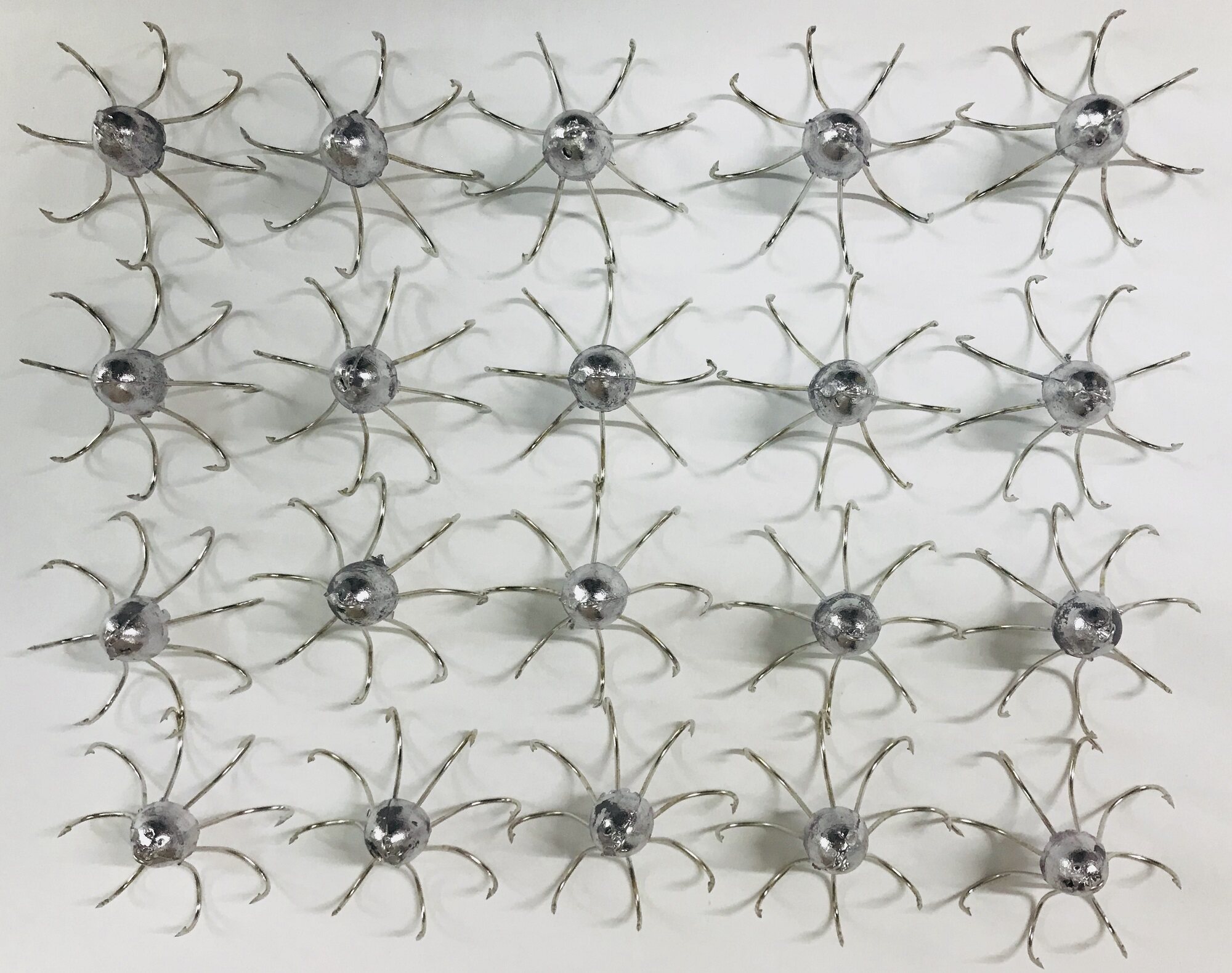 不锈钢带坠加重八爪锚钩   吹筒钩自制钓鱿鱼专用