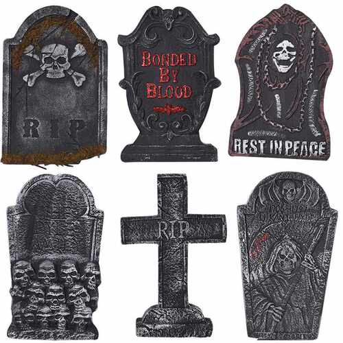 Halloween Foam Tombstone Grave Prop 鬼屋泡沫墓碑摆件