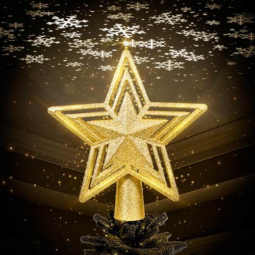 Christmas Decorations Pendant Christmas Tree Top Star树顶星