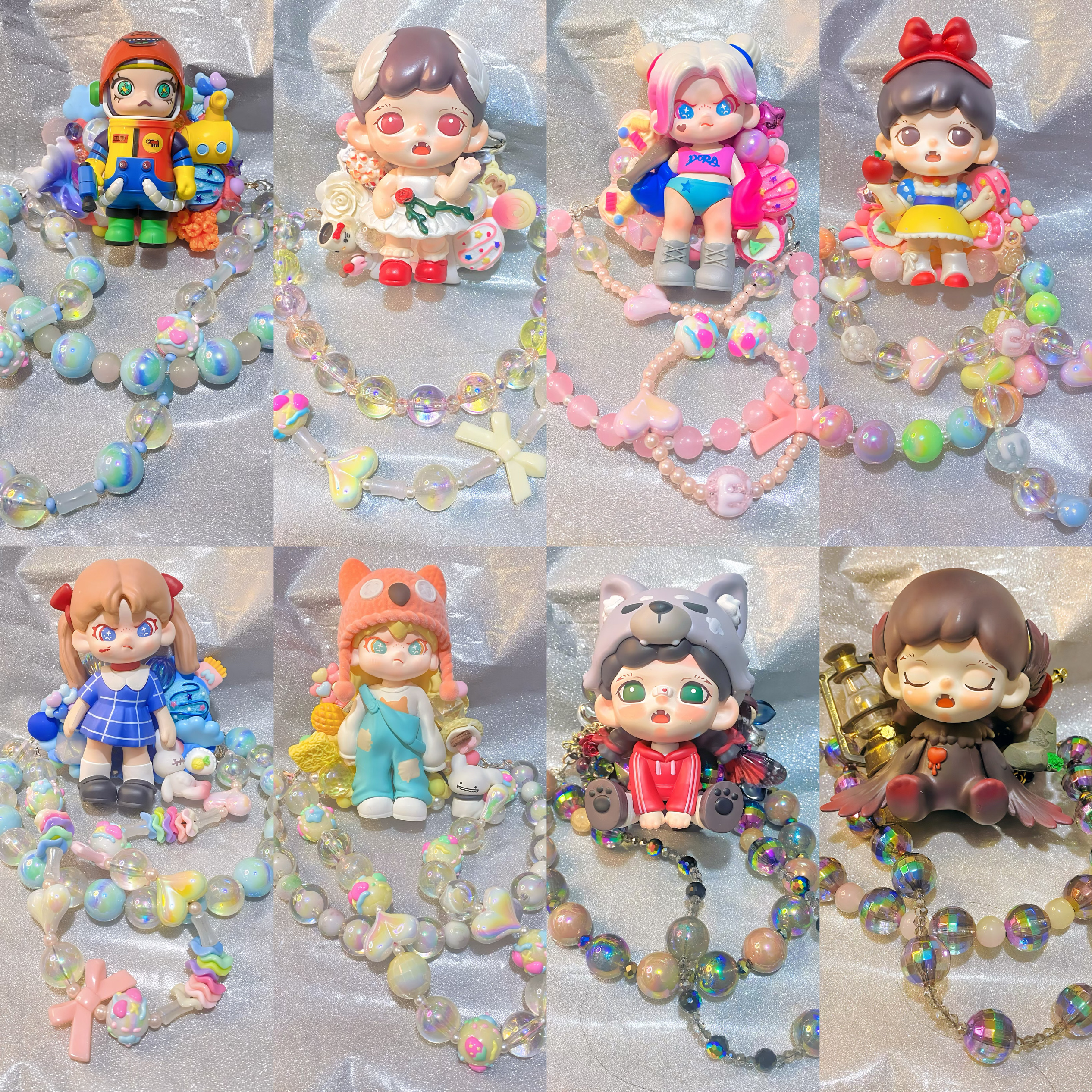 生人勿进拽姐zoraa手机背夹串珠手工