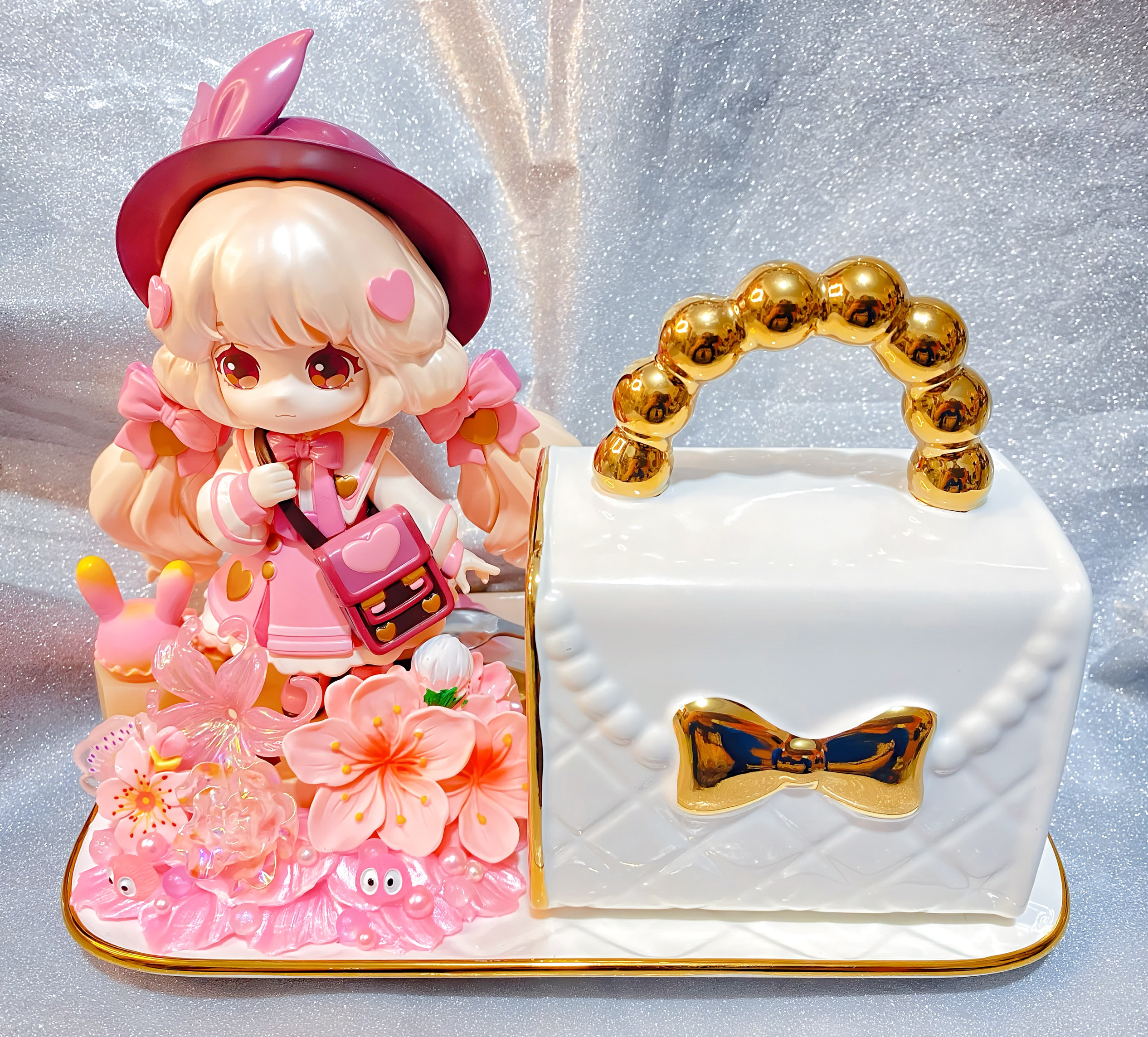 KOKOYA可可娅洛丽塔娃娃咖啡杯碟套装马克杯女孩生日礼物可爱