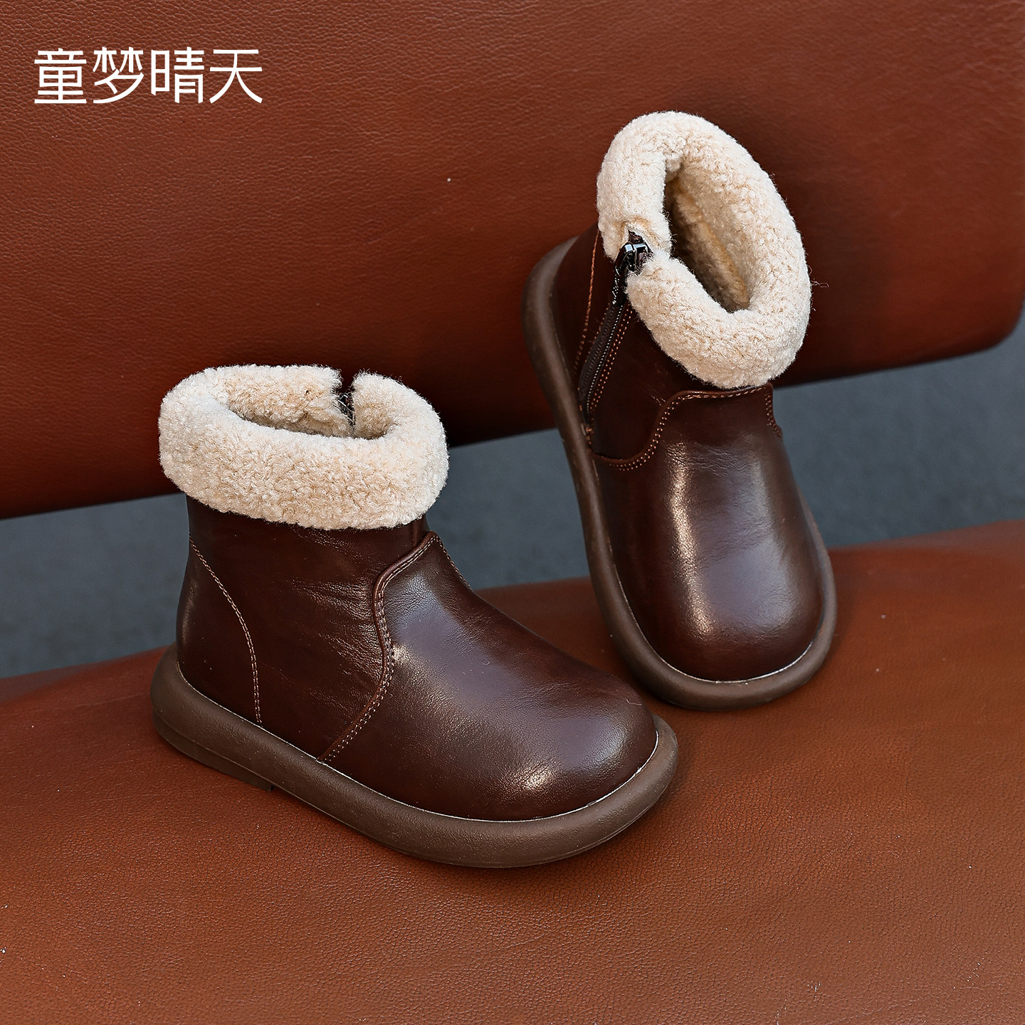 现货!防水~舒适羊羔绒雪地靴