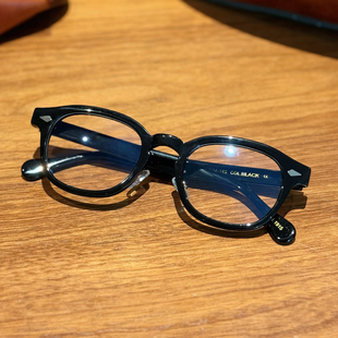 张智霖同款复古板材49mm眼镜框鼻托款男女港风方框眼镜近视眼镜架