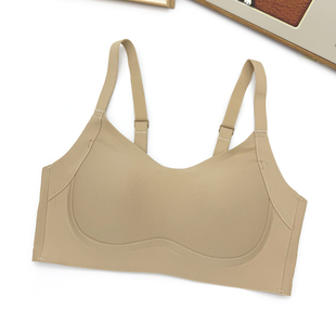 至爱感觉B53小胸薄杯手掌按摩杯内衣女聚拢无钢圈防走光抹胸文胸