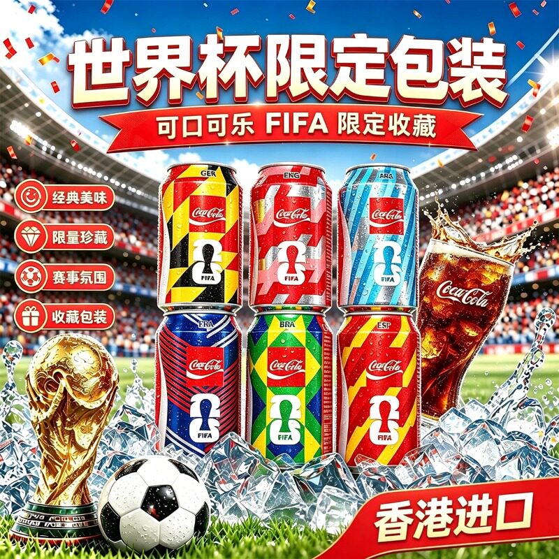 香港进口世界杯联名限定可口可乐