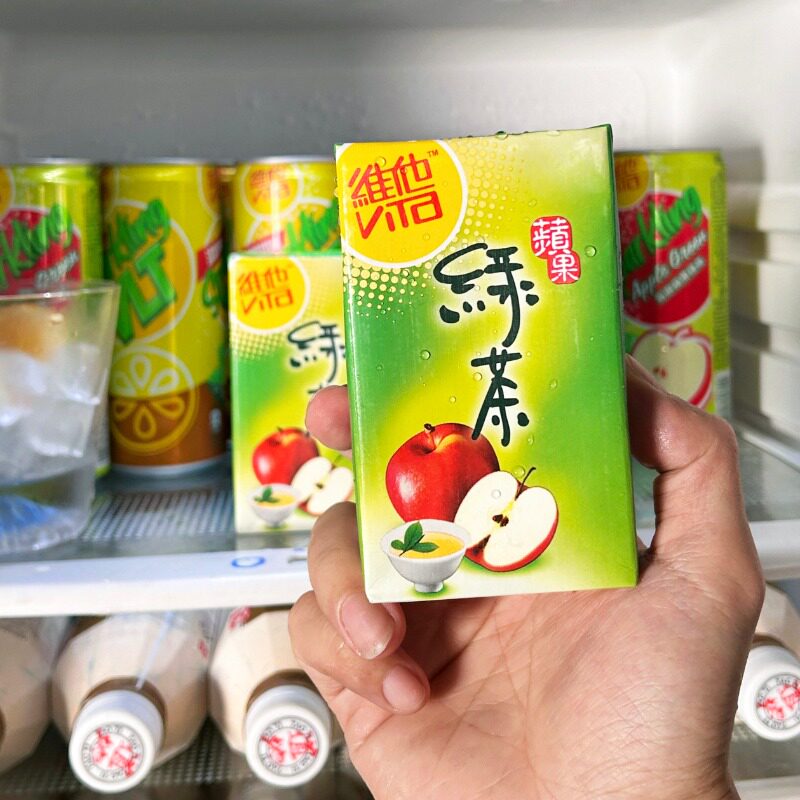 香港维他苹果绿茶250mL气泡苹果绿茶310mL*6罐茶饮料进口网红饮品