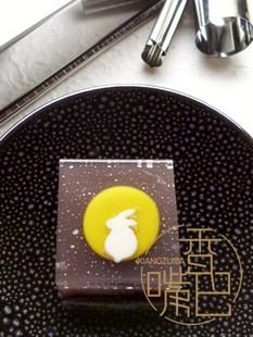 香嘴巴日本进口现货 中秋节羊羹模具 四角不锈钢