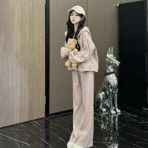 秋季女2023新款休闲时尚运动套装卫衣小个子搭配一整套早初秋穿搭