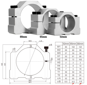 52mm6580mm主轴夹具固定座