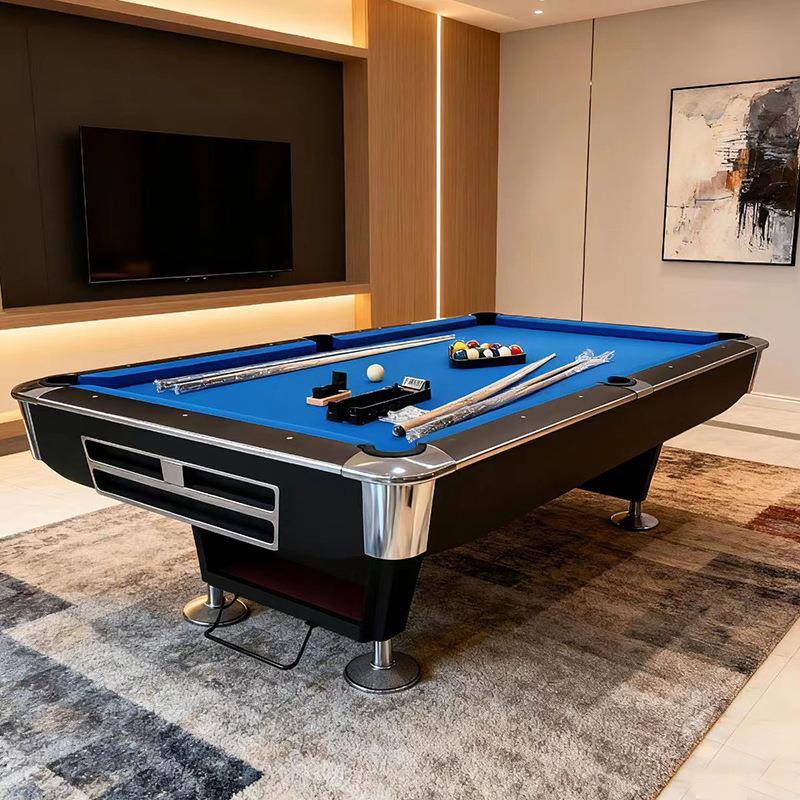 标准型桌球台美式大理石台球桌家用实木花式九球台球桌子配件全套