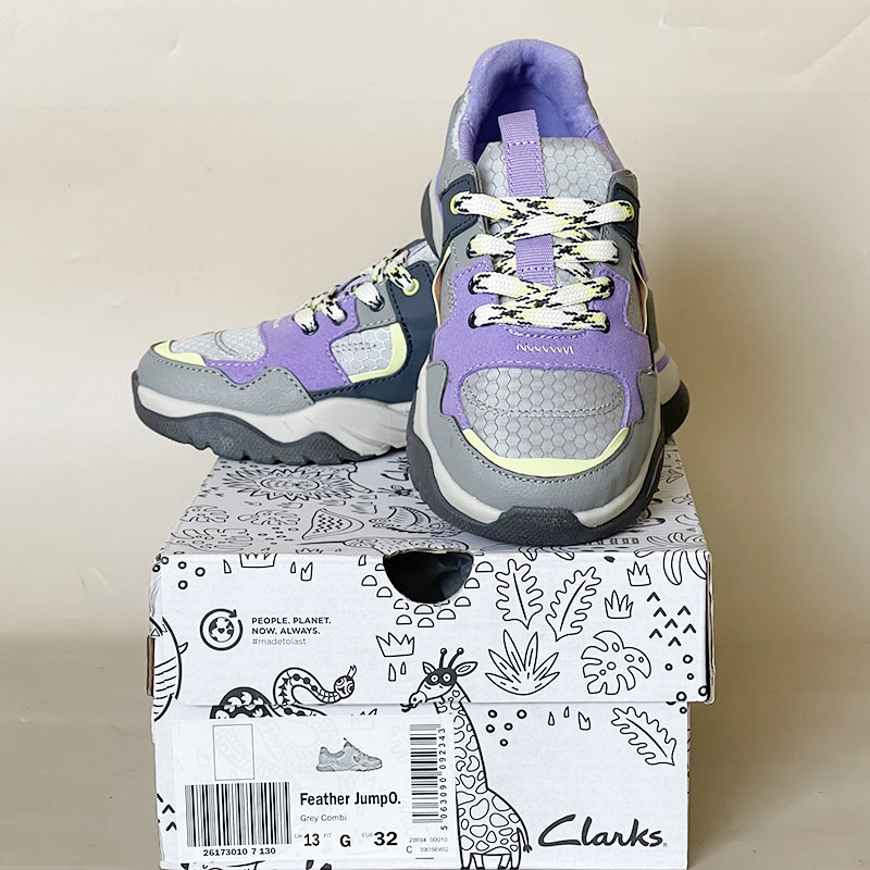 CLARKS其乐中大童锁扣运动鞋