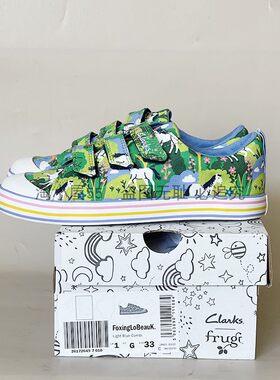 CLARKS其乐春秋平底运动帆布鞋