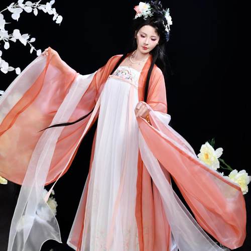 如梦霓裳刺绣比甲织金仿妆花袄裙