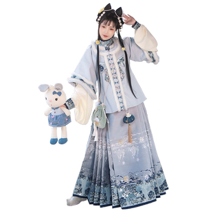 【如梦霓裳丨星冉 】明制汉服女袄裙国风经典马面裙秋冬古风套装