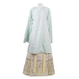 画堂春 如梦霓裳小个子汉服女装明制袄裙长袄六米织金加厚马面裙