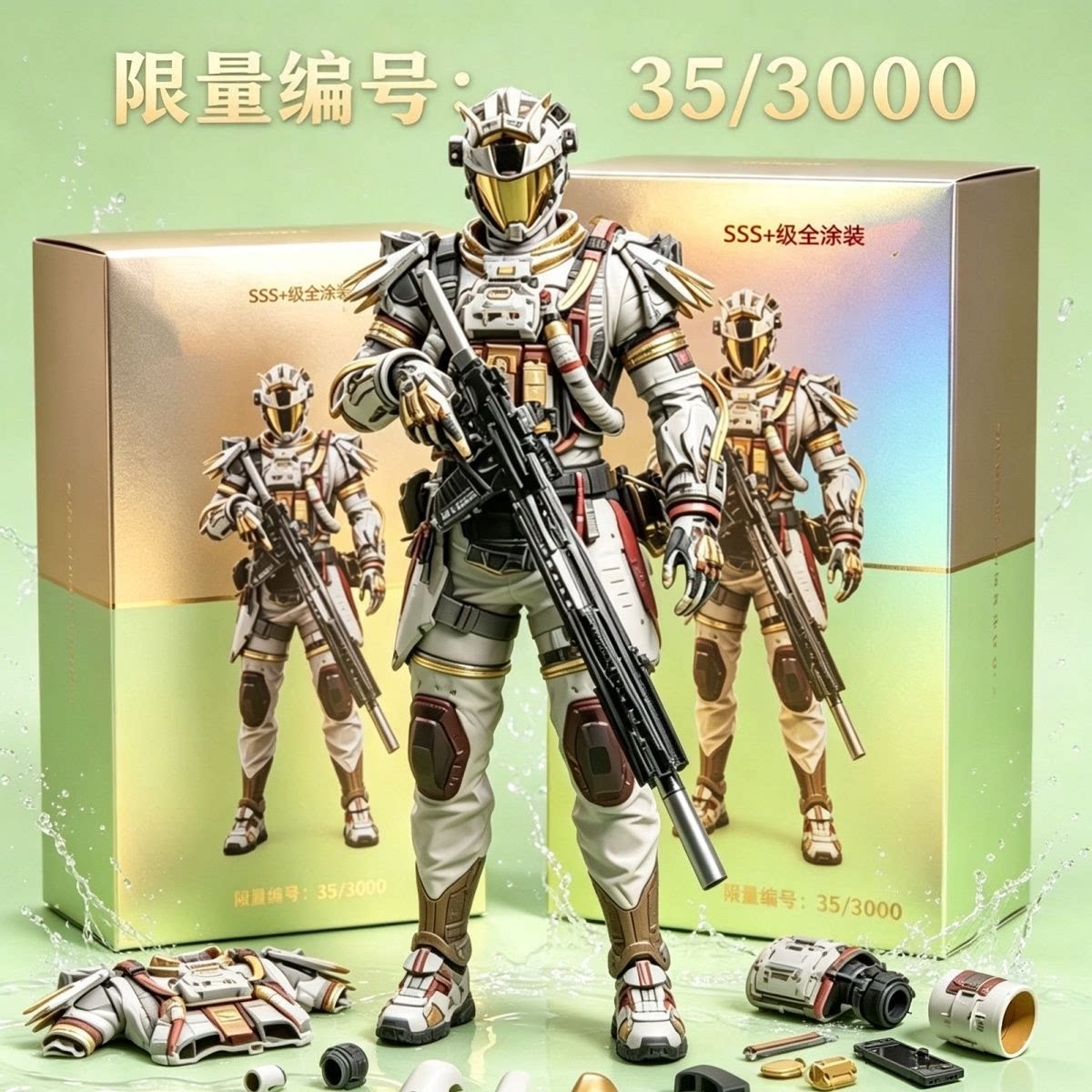三角洲行动周边手办威龙手办图片