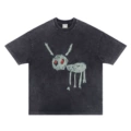 Washed and Distressed Short Sleeves 01