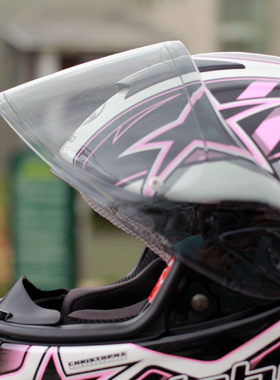 日本原厂OGK头盔镜片 kabuto摩托车头盔风镜神威空气刀揭面盔镜片