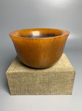 牛角古玩角雕做旧摆件