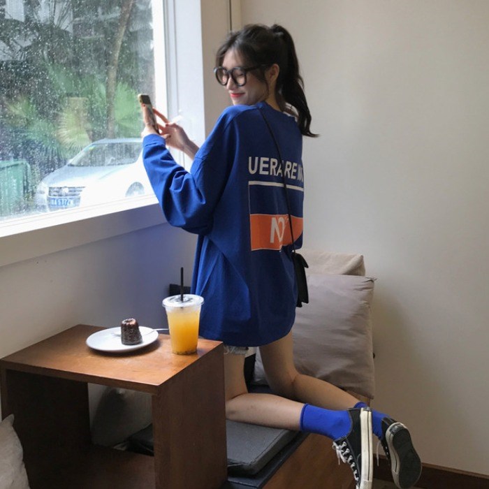 12月10日最新优惠长袖女秋装2019年新款复古宽松t恤