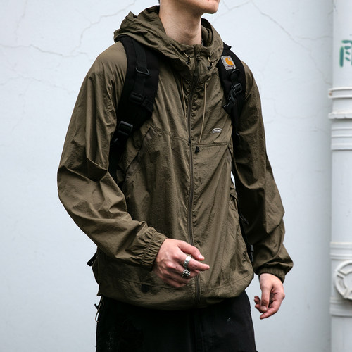 户外休闲透气夏季防晒衣外套男