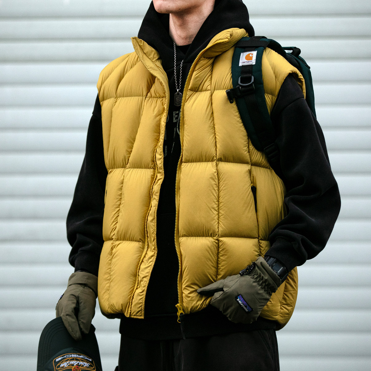 90白鸭绒方块立领羽绒马甲男冬季潮牌宽松情侣叠穿无袖加厚外套潮,男装,羽绒马甲,淘宝优惠券,粉丝福利购,淘宝优惠卷