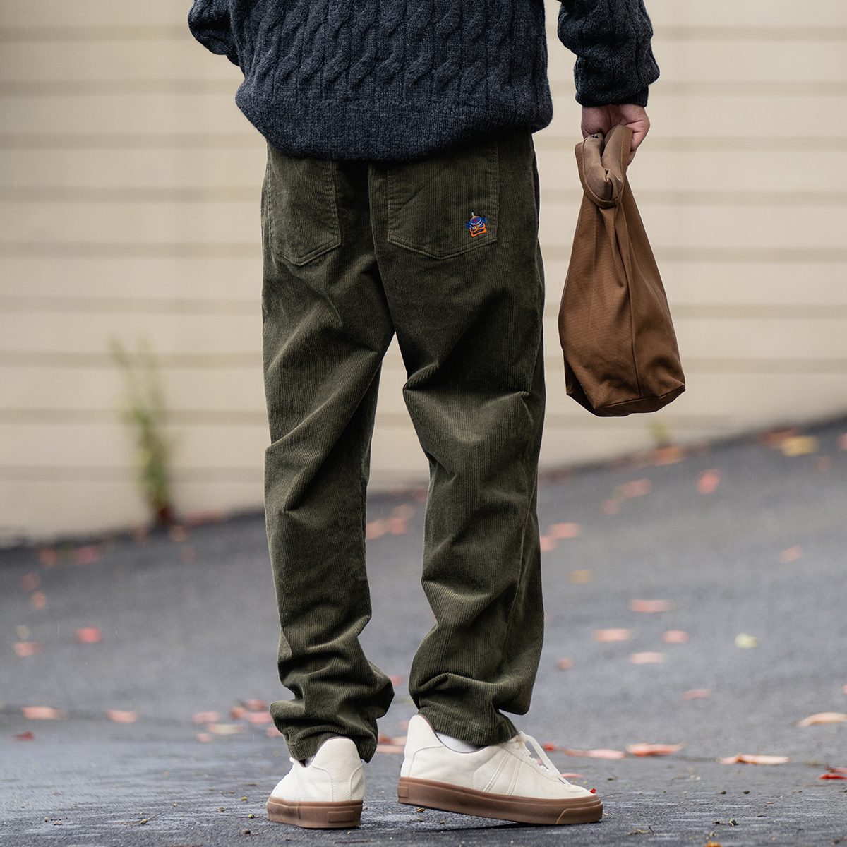 长裤宽松日系潮牌灯芯绒工装裤